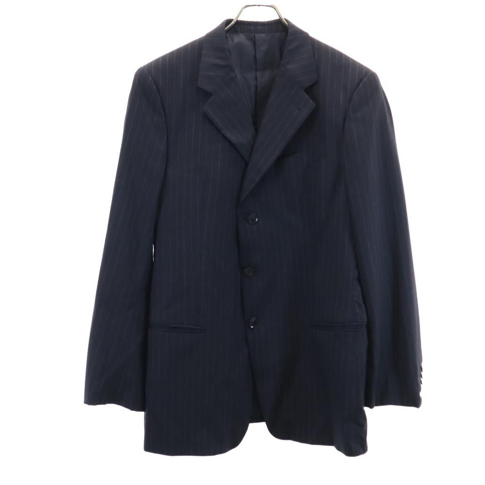 ARMANI アルマーニ ウール テーラードジャケット 42 ネイビー メンズ