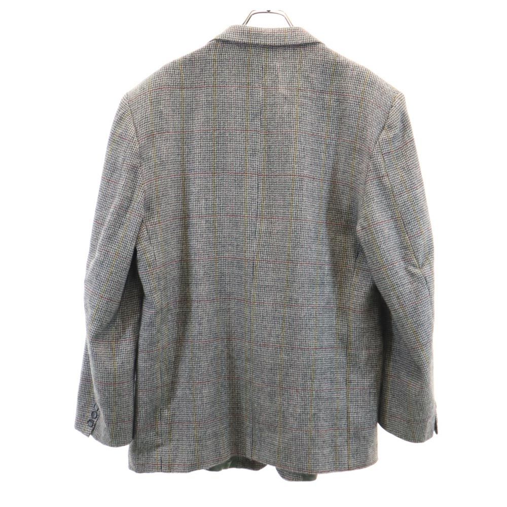 GIVENCHY ジバンシィ 80s 90s オールド チェック柄 テーラードジャケット グレー系 メンズ