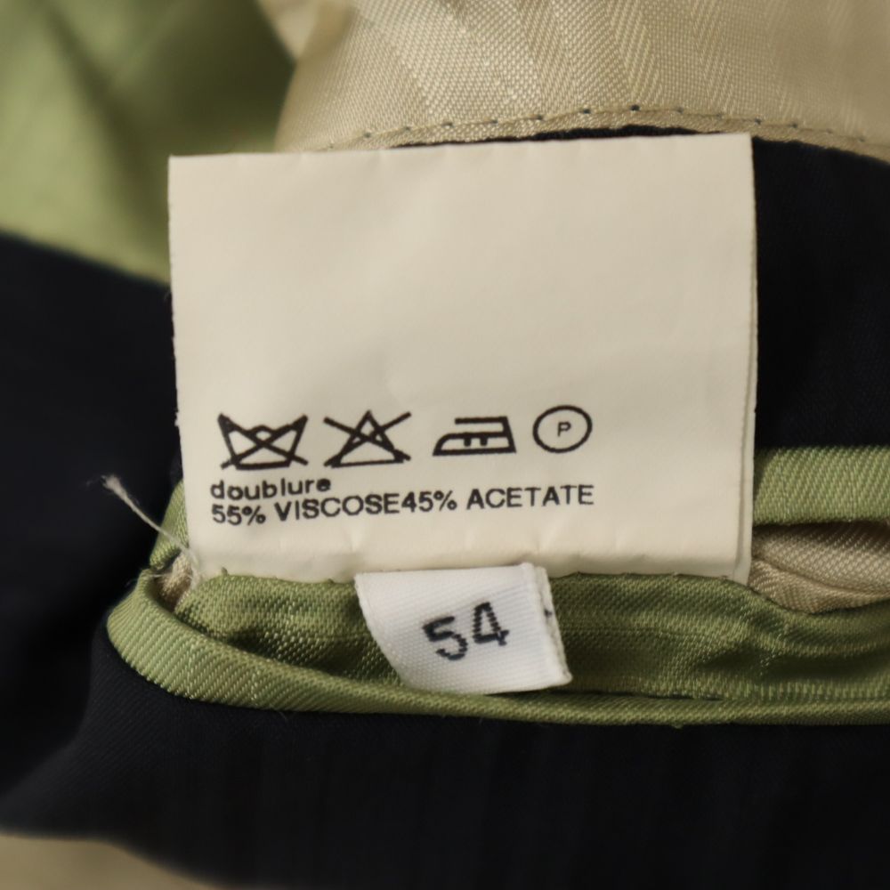 KENZO ケンゾー オム ウールブレンド テーラードジャケット 54 ネイビー HOMME メンズ