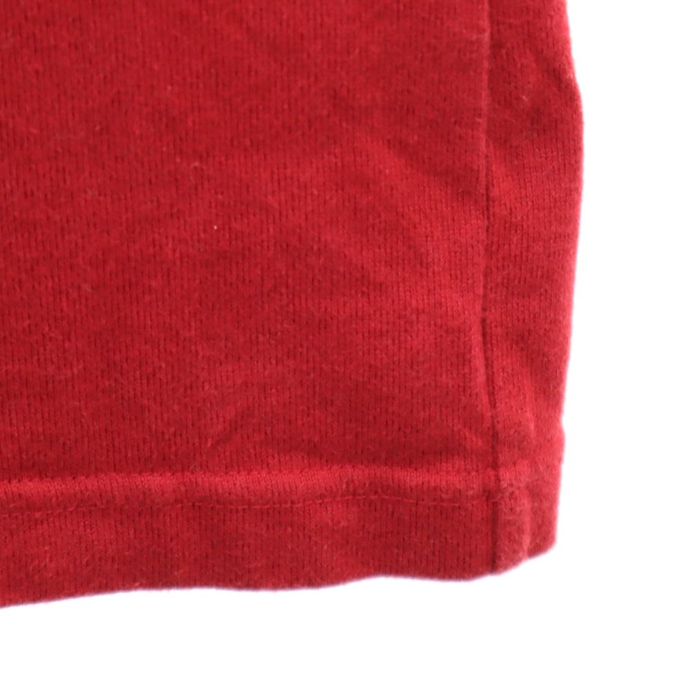 TOMMY HILFIGER トミーヒルフィガー 90s フラッグタグ オールド 長袖 Vネック Tシャツ M 赤系 ロンT メンズ