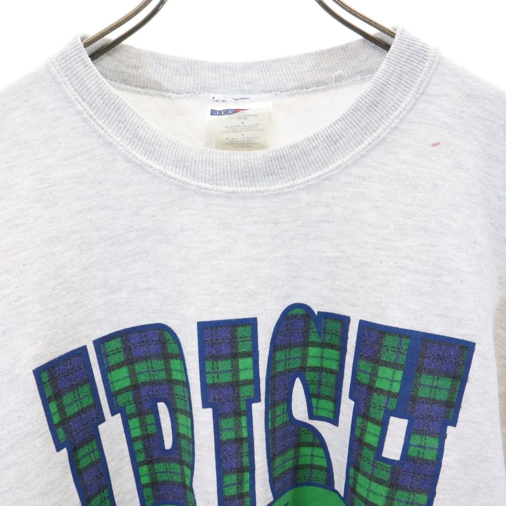 JERZEES ジャージーズ 長袖 トレーナー L グレー系 スウェット 裏起毛 メンズ