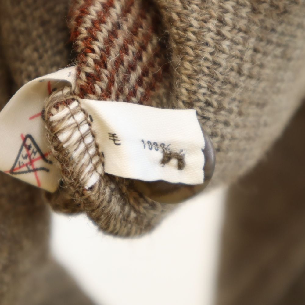 Austin Reed オースチンリード ウール ニット カーディガン M グレー系 メンズ