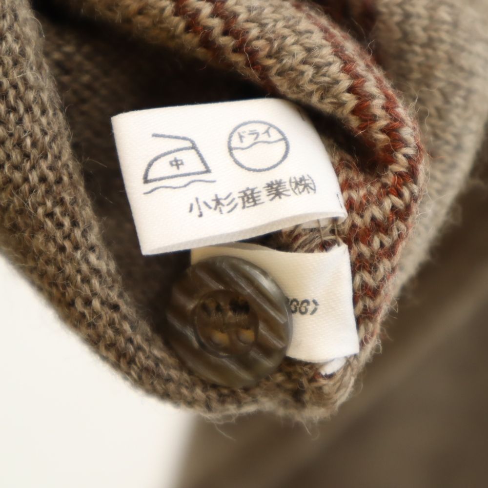 Austin Reed オースチンリード ウール ニット カーディガン M グレー系 メンズ