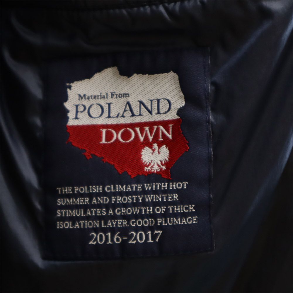 ナノユニバース 西川ダウン 長袖 ダウンジャケット S ネイビー系 nano universe nishikawa DOWN メンズ