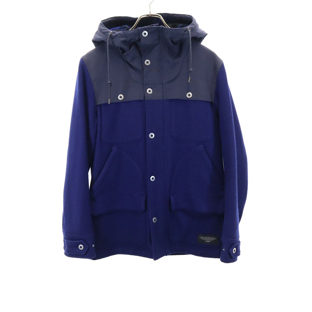 M of M URBAN EXTREMERS 長袖 ウールジャケット 1 ネイビー系 フード メンズ