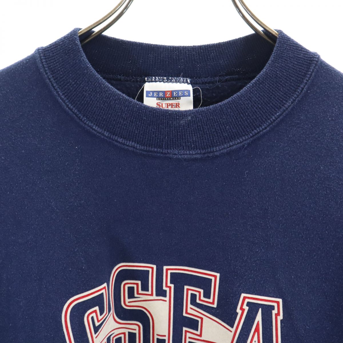 JERZEES ジャージーズ 長袖 トレーナー M ネイビー スウェット メンズ
