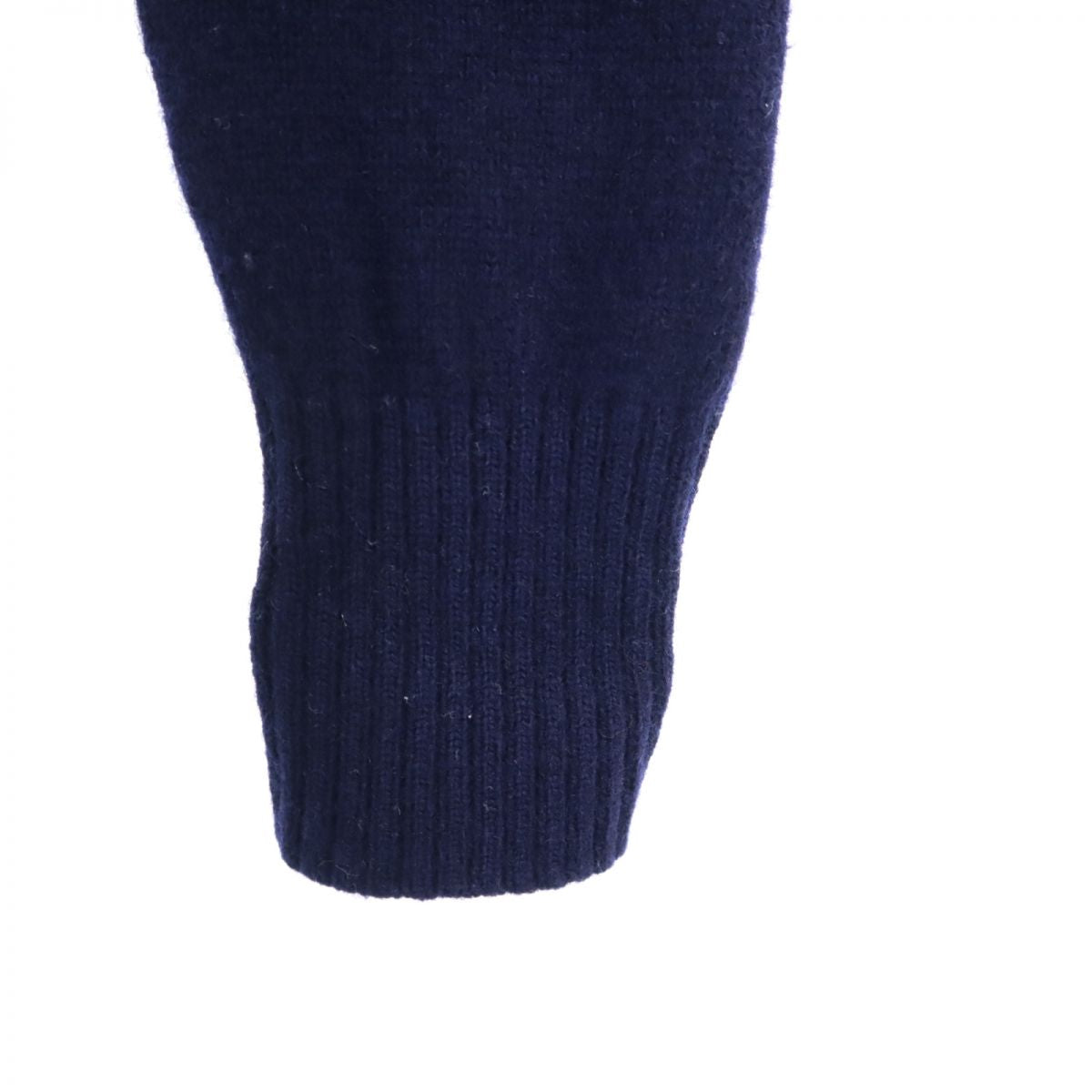 トミーヒルフィガー 90s オールド フラッグタグ 長袖 Vネック ウール ニット カーディガン S ネイビー TOMMY HILFIGER メンズ