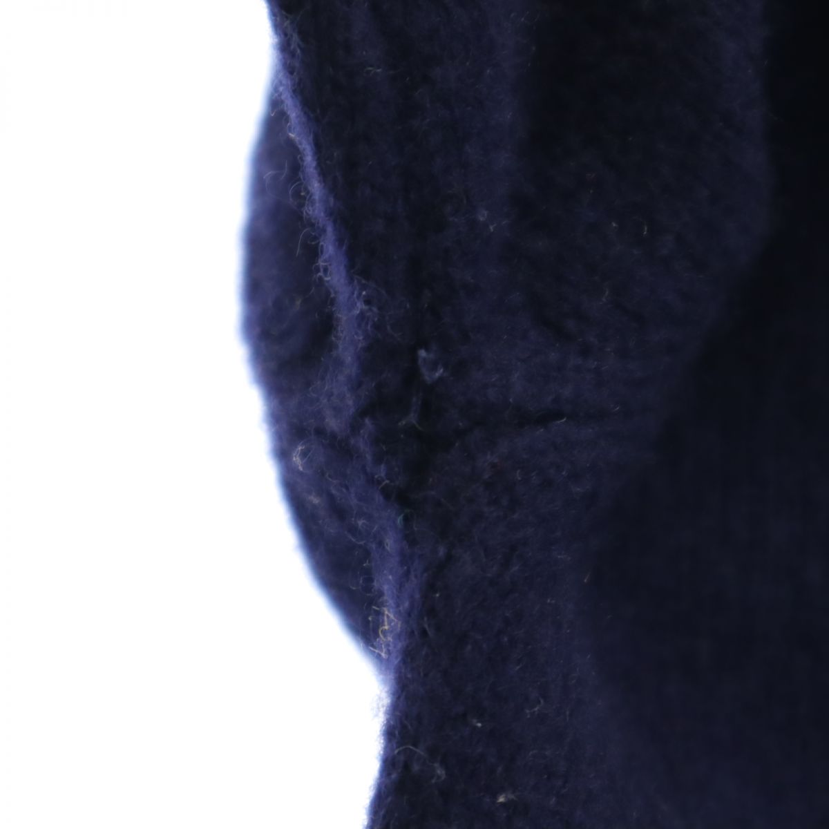 トミーヒルフィガー 90s オールド フラッグタグ 長袖 Vネック ウール ニット カーディガン S ネイビー TOMMY HILFIGER メンズ