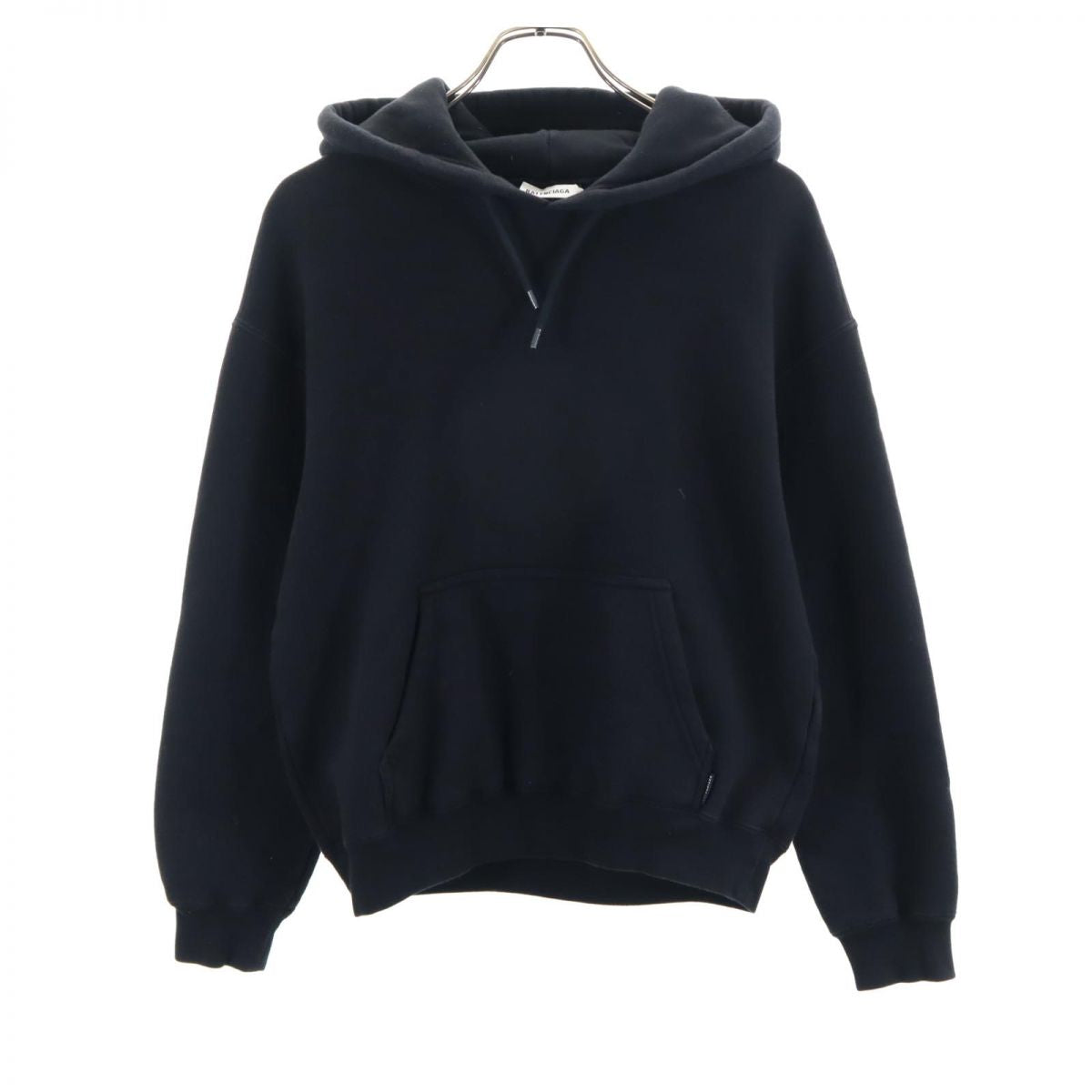 BALENCIAGA バレンシアガ 長袖 スウェットパーカー XS ブラック フード 裏起毛 レディース