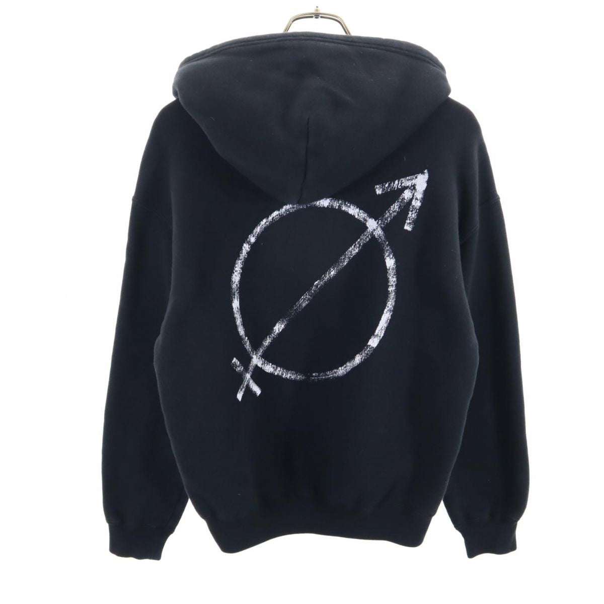 BALENCIAGA バレンシアガ 長袖 スウェットパーカー XS ブラック フード 裏起毛 レディース