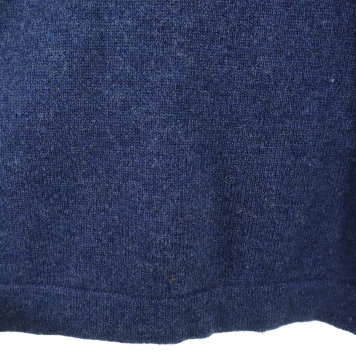 UNIQLO ユニクロ 長袖 ウール セーター ネイビー ニット メンズ