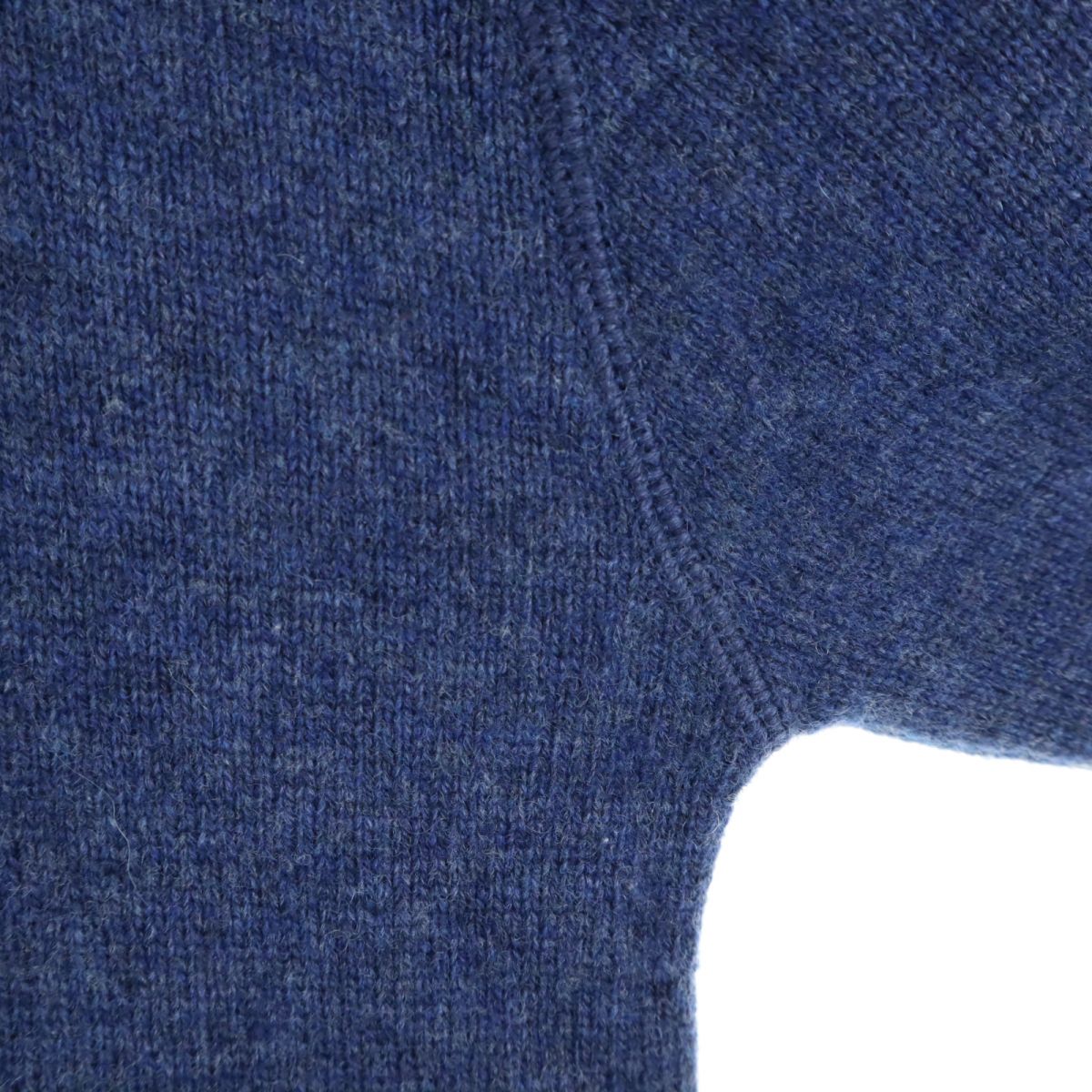 UNIQLO ユニクロ 長袖 ウール セーター ネイビー ニット メンズ