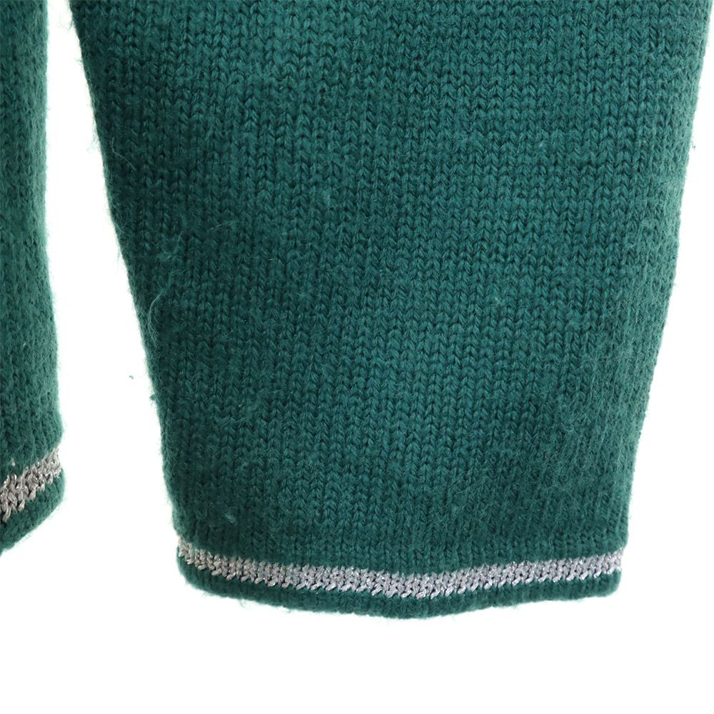 長袖 セーター L/G レッド ニット 雪だるま レディース