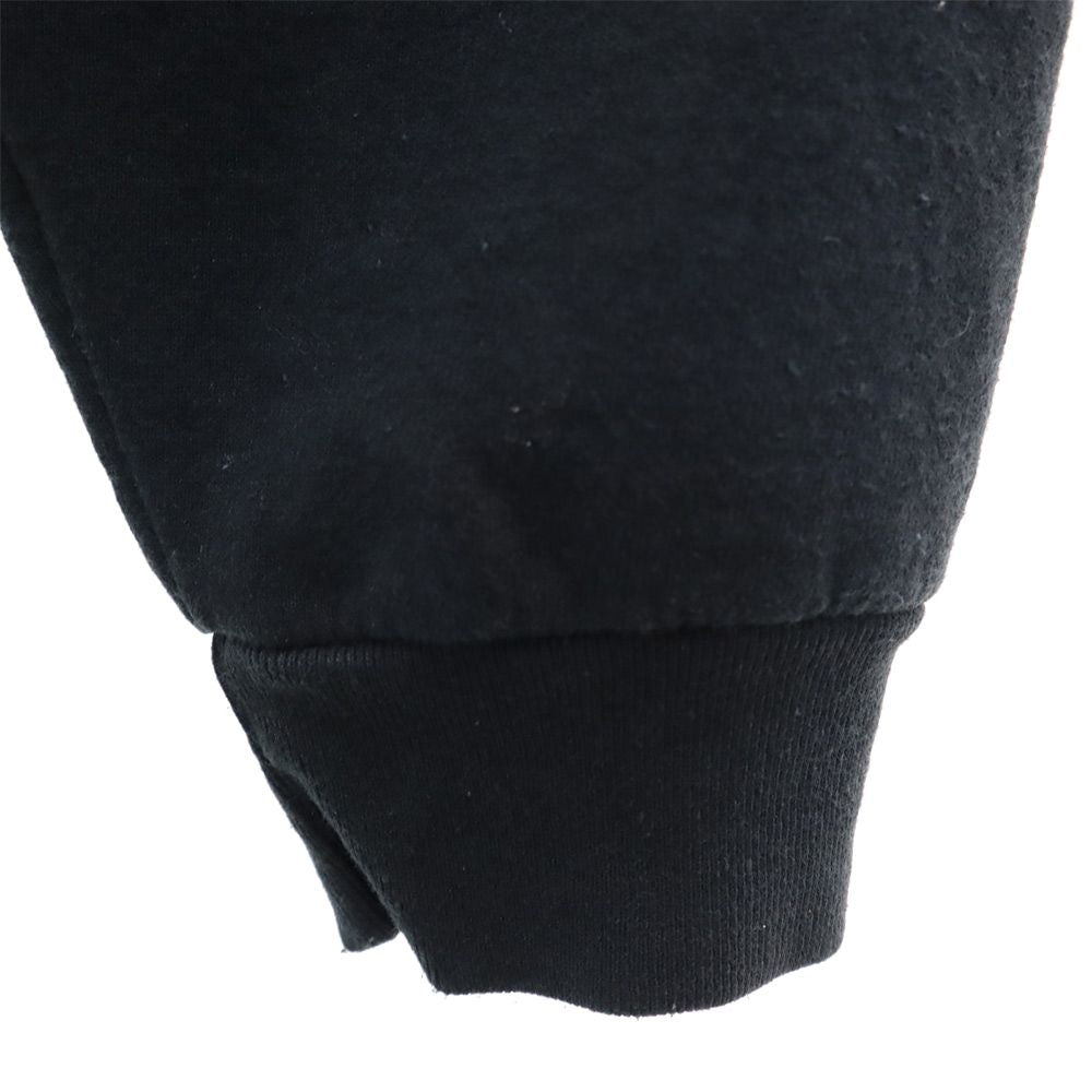 ジャージーズ プリント 長袖 スウェットパーカー M ブラック JERZEES プルオーバー 裏起毛 メンズ