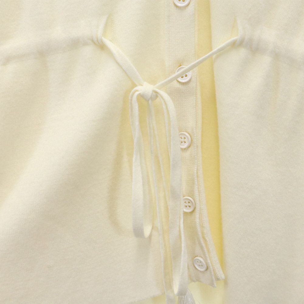 MAX&CO マックスアンドコー 長袖 Vネック ニット カーディガン ホワイト レディース