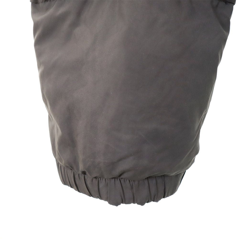 FIRSTDOWN ファーストダウン リバーシブル ダウンジャケット LL 黒×グレー メンズ