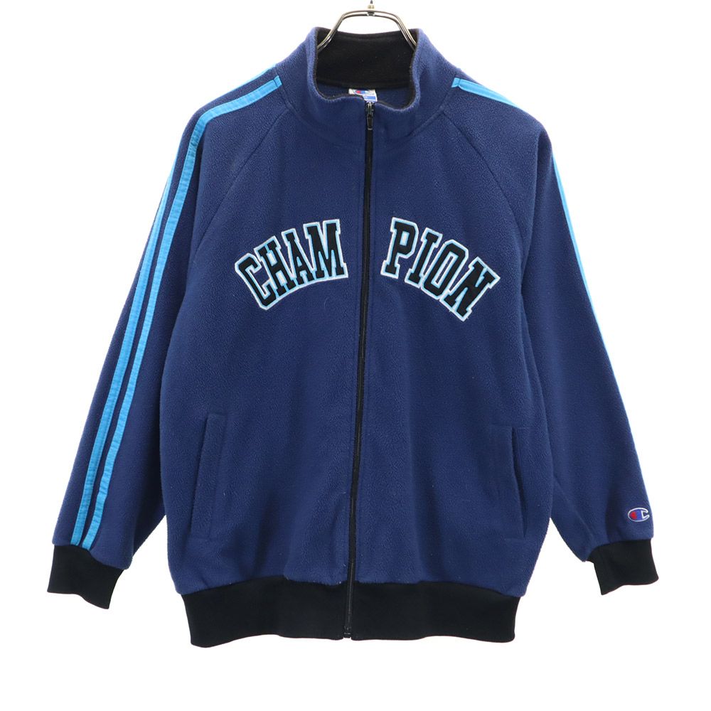 Champion チャンピオン 両面プリント ボアジャケット 160cm ネイビー キッズ
