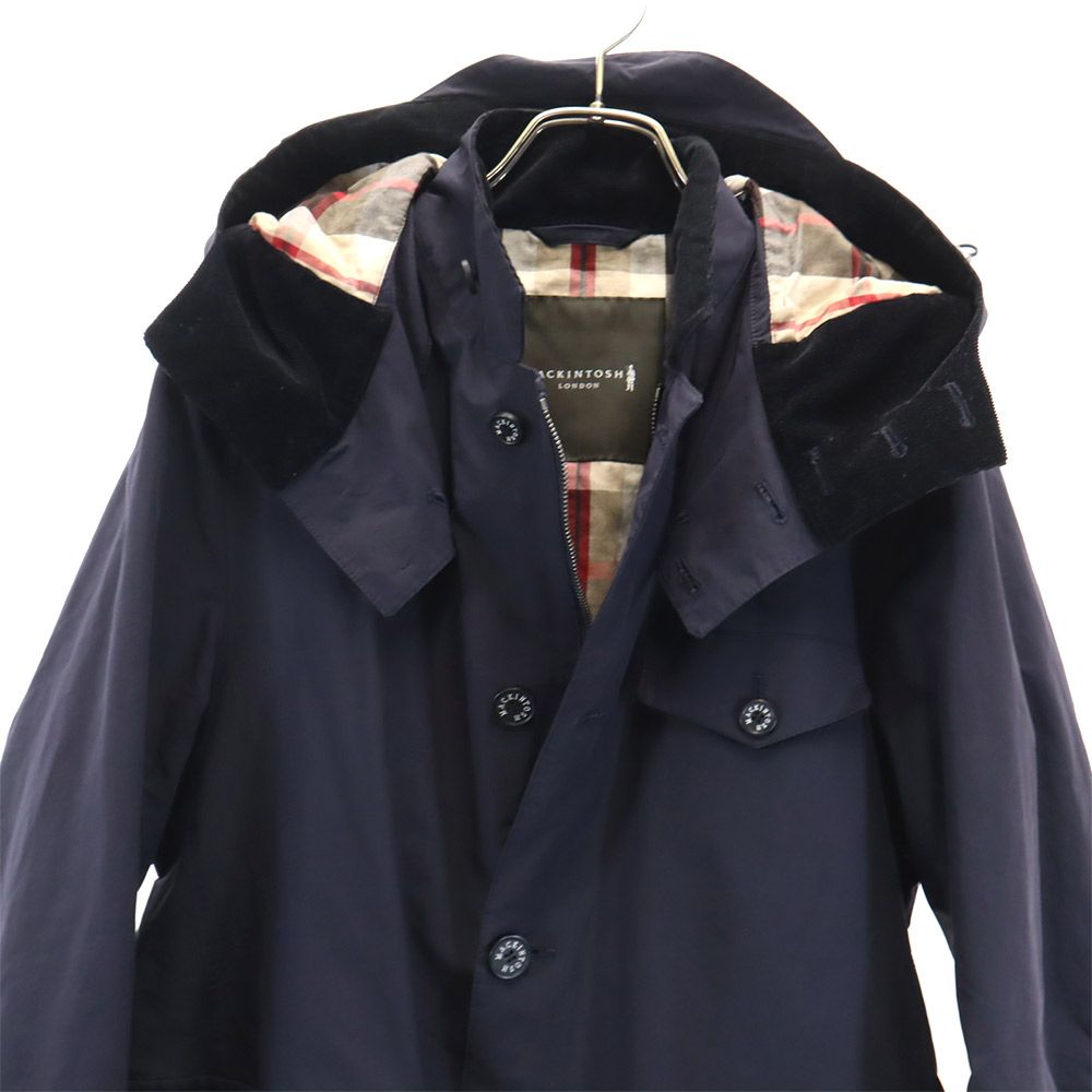 Mackintosh マッキントッシュ 三陽商会 フードジャケット 36 ネイビー系 メンズ