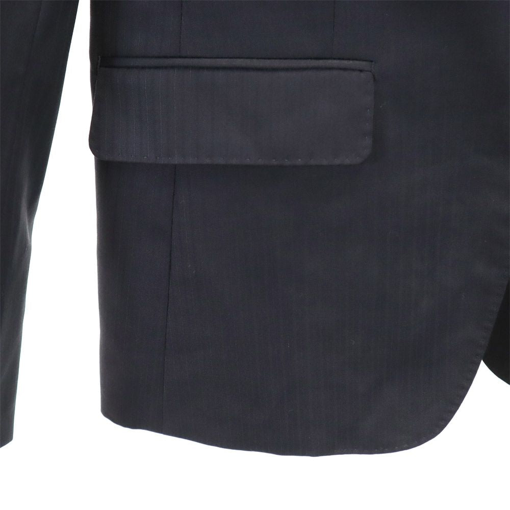 BURBERRY バーバリー 三陽商会 日本製 ウール テーラードジャケット 38 黒 レディース