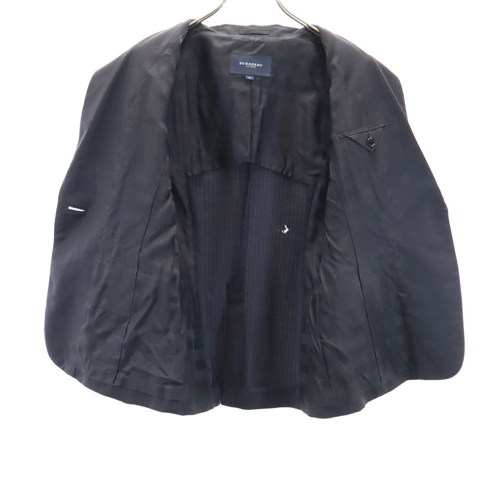 BURBERRY バーバリー 三陽商会 日本製 ウール テーラードジャケット 38 黒 レディース