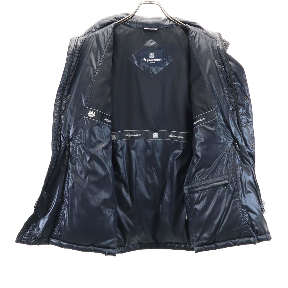 アクアスキュータム ダウンジャケット L 黒系 Aquascutum メンズ