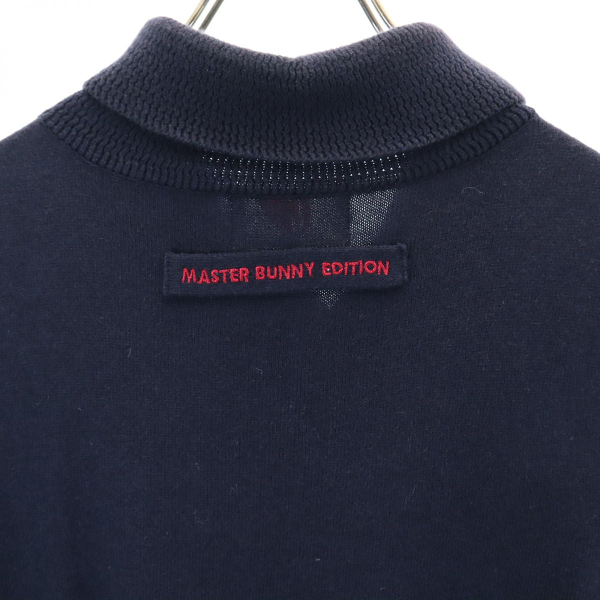 MASTER BUNNY EDITION マスターバニーエディション ノースリーブ ニットベスト 6 ネイビー メンズ