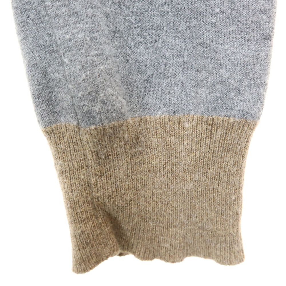 AEFFE アエッフェ 長袖 Vネック セーター 38 グレー系 ニット レディース