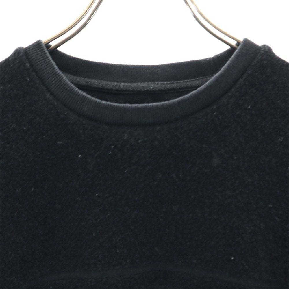 STUSSY ステューシー 半袖 トレーナー S 黒 パイル地 メンズ