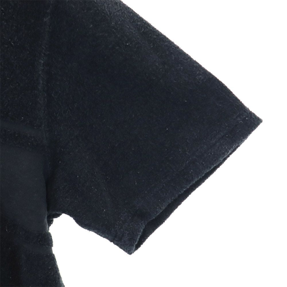 STUSSY ステューシー 半袖 トレーナー S 黒 パイル地 メンズ