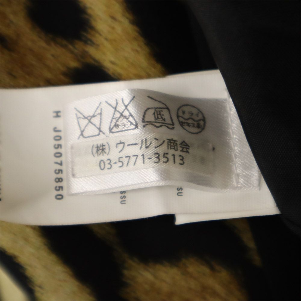 MOSCHINO モスキーノ チープアンドシック レオパード柄 テーラードジャケット USA 6 ベージュ系×ブラック CHEAP AND CHIC レディース