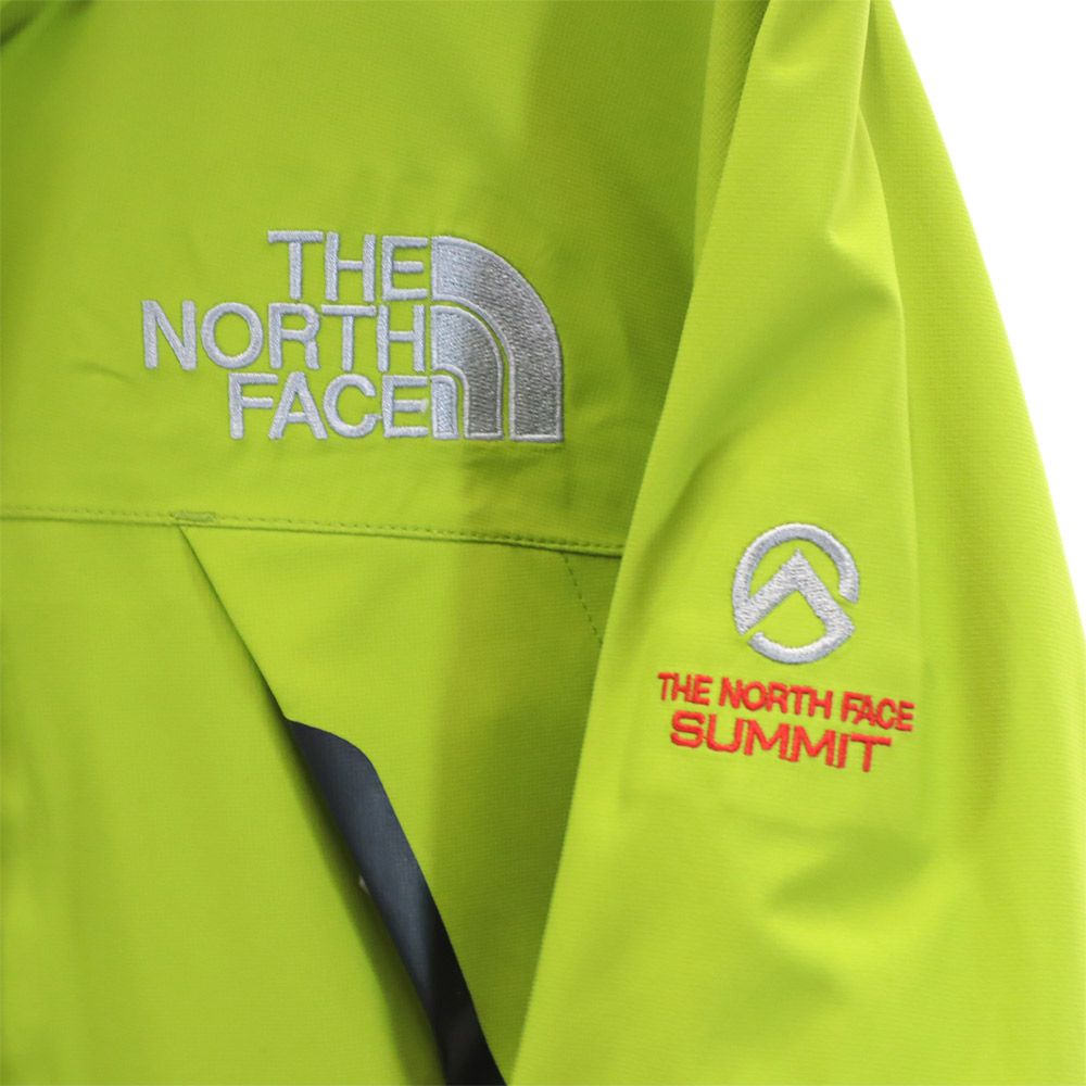 THE NORTH FACE ザノースフェイス NPW15601 ゴアテックス アウトドア ナイロン マウンテンパーカー M グリーン系 サミットシリーズ ゴアテックス フード レディース