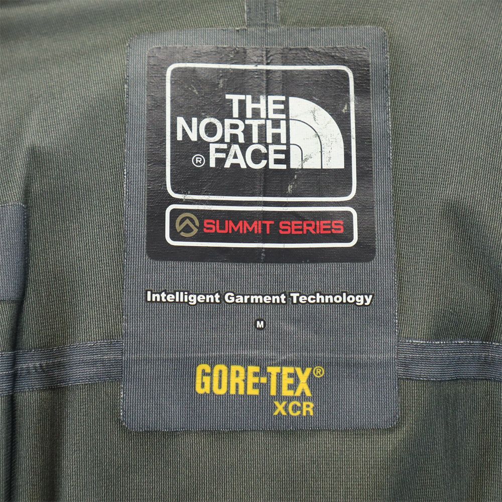 THE NORTH FACE ザノースフェイス NPW15601 ゴアテックス アウトドア ナイロン マウンテンパーカー M グリーン系 サミットシリーズ ゴアテックス フード レディース