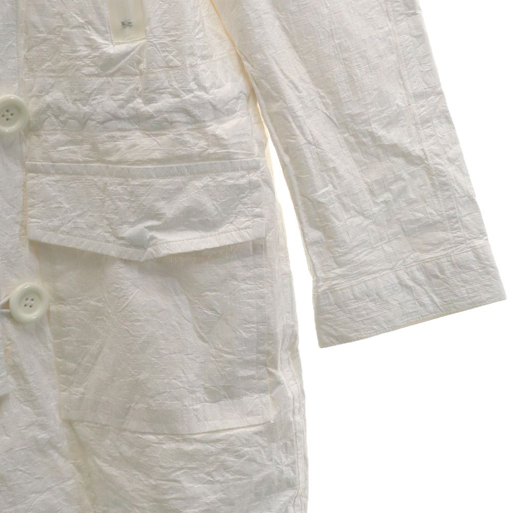 DOUBLE STANDARD CLOTHING ダブルスタンダードクロージング 日本製 コート F ホワイト フード レディース