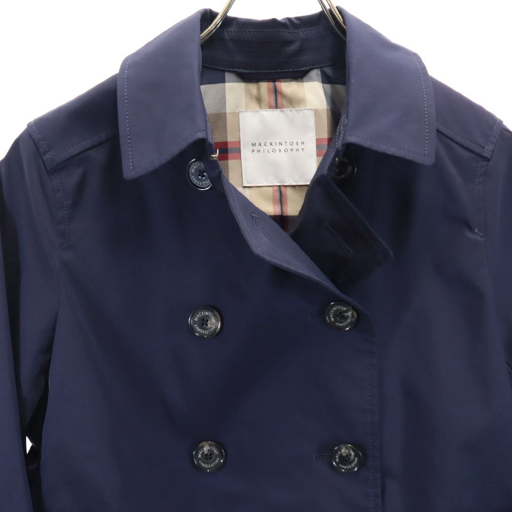 MACKINTOSH PHILOSOPHY マッキントッシュフィロソフィー ダブルボタン ジャケット 38 ネイビー レディース