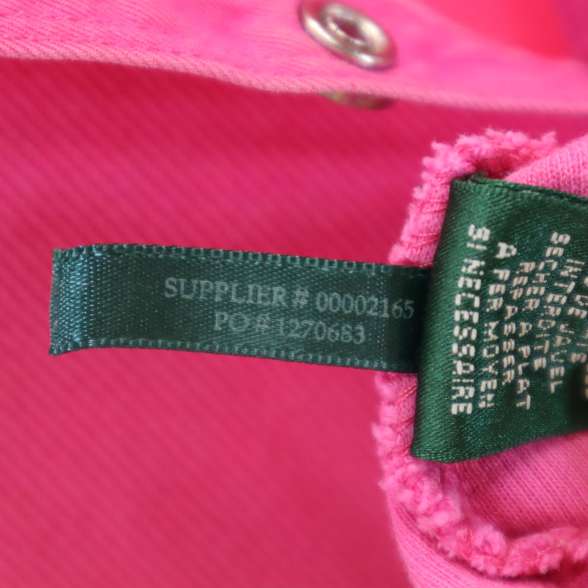 RALPH LAUREN ラルフローレン 長袖 ハーフボタン トレーナー L/G ピンク系 レディース