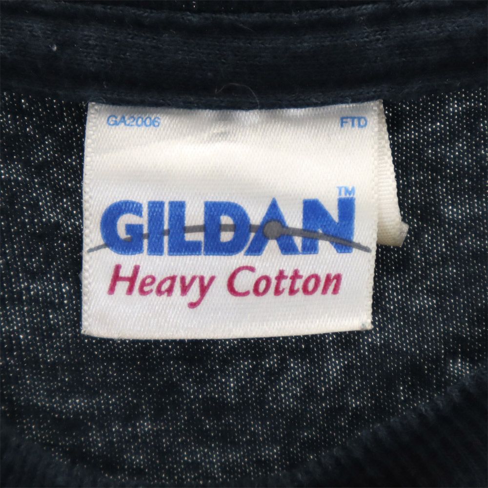 GILDAN ギルダン 長袖 Tシャツ XL ブラック ロンT メンズ