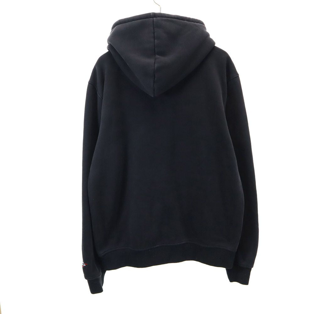 BLACK PYRAMID ブラックピラミッド 長袖 スウェットパーカー L ブラック プルオーバー ロゴ メンズ