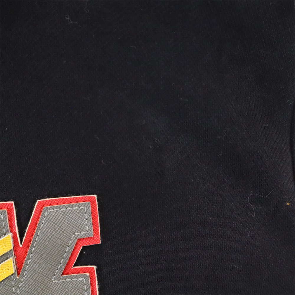 BLACK PYRAMID ブラックピラミッド 長袖 スウェットパーカー L ブラック プルオーバー ロゴ メンズ