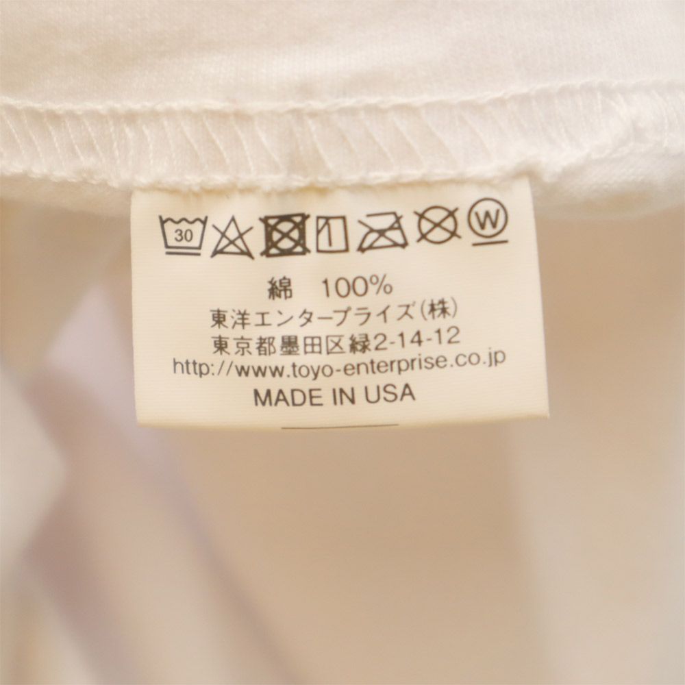 Buzz Rickson's バズリクソンズ USA製 プリント 長袖 Tシャツ S ホワイト ロンT メンズ