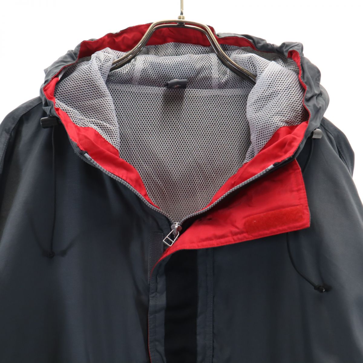 Mizuno ミズノ 90s 長野オリンピック 長袖 ナイロンジャケット F グレー×ホワイト プルオーバー メンズ