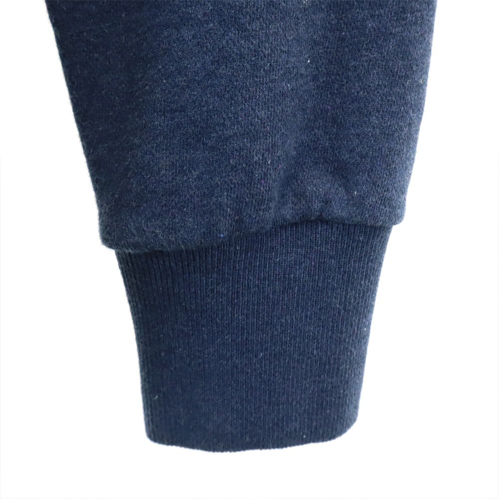 Kitsune' Tee キツネティー 長袖 ジップパーカー S ネイビー スウェット メンズ