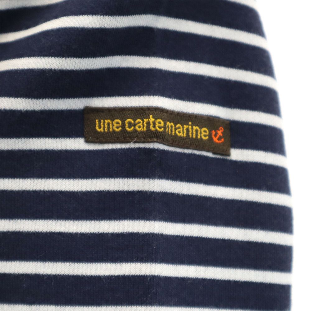 未使用 Familiar ファミリア ボーダー 長袖 カーディガン M ブルー系 レディース