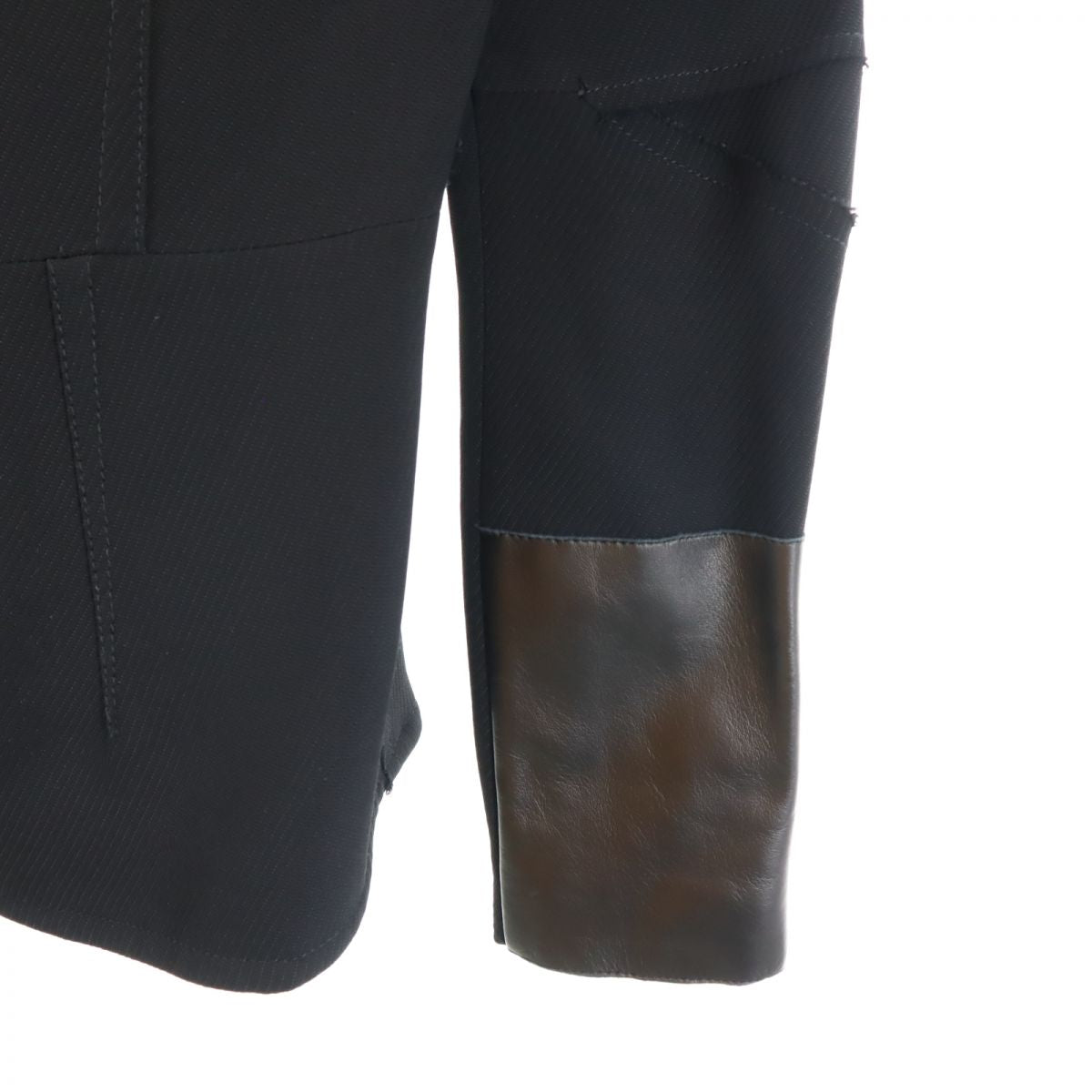 未使用 McQ マックキュー テーラードジャケット 36 黒 レディース