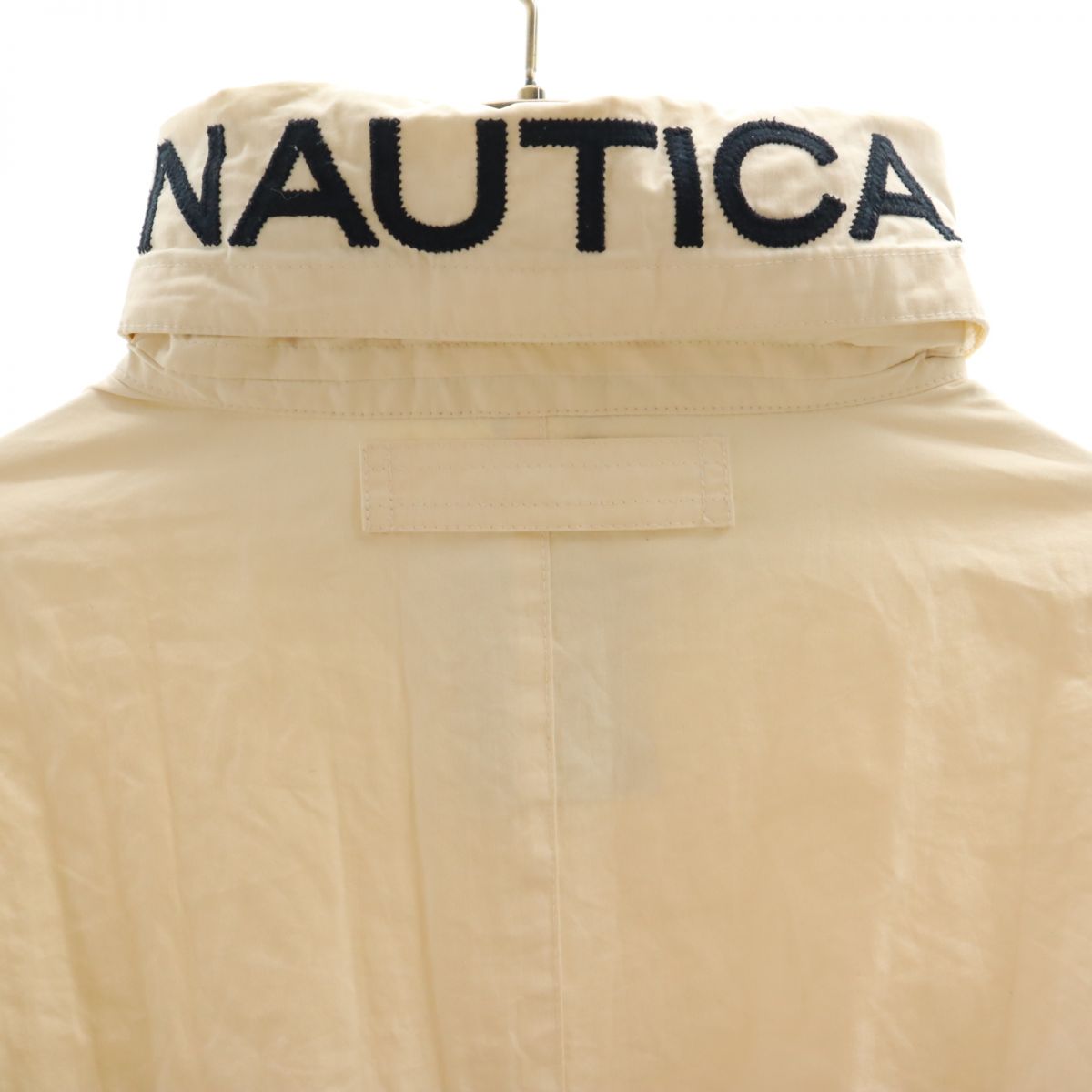 NAUTICA ノーティカ 00s セーリング 長袖 ジップジャケット XL ホワイト系 オールド ヴィンテージ メンズ