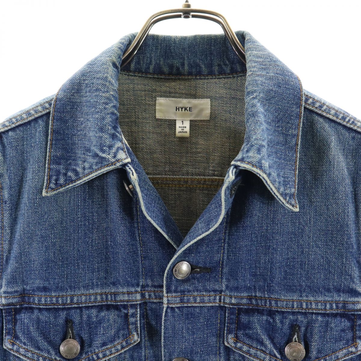 HYKE ハイク 日本製 デニムジャケット 1 ジージャン レディース