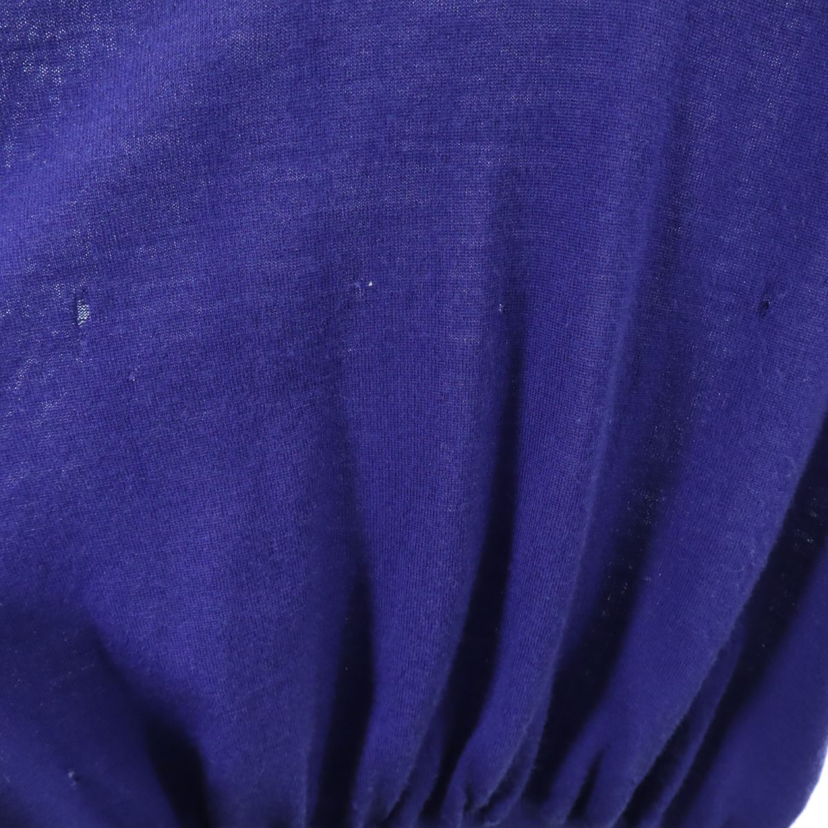 LOEWE ロエベ 半袖 ウール セーター M ブルー ニット レディース