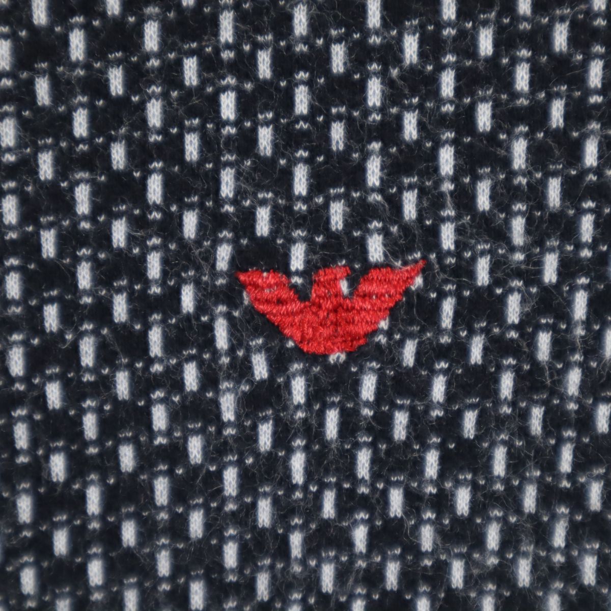 Emporio Armani エンポリオアルマーニ 長袖 ニット シャツ S ブラック メンズ