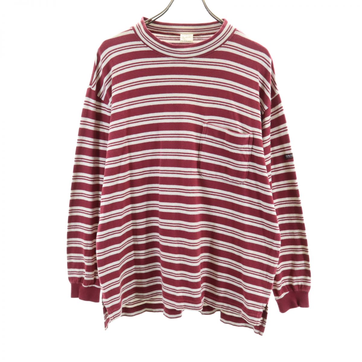 HELLY HANSEN ヘリーハンセン 長袖 シャツ M レッド ロンT メンズ