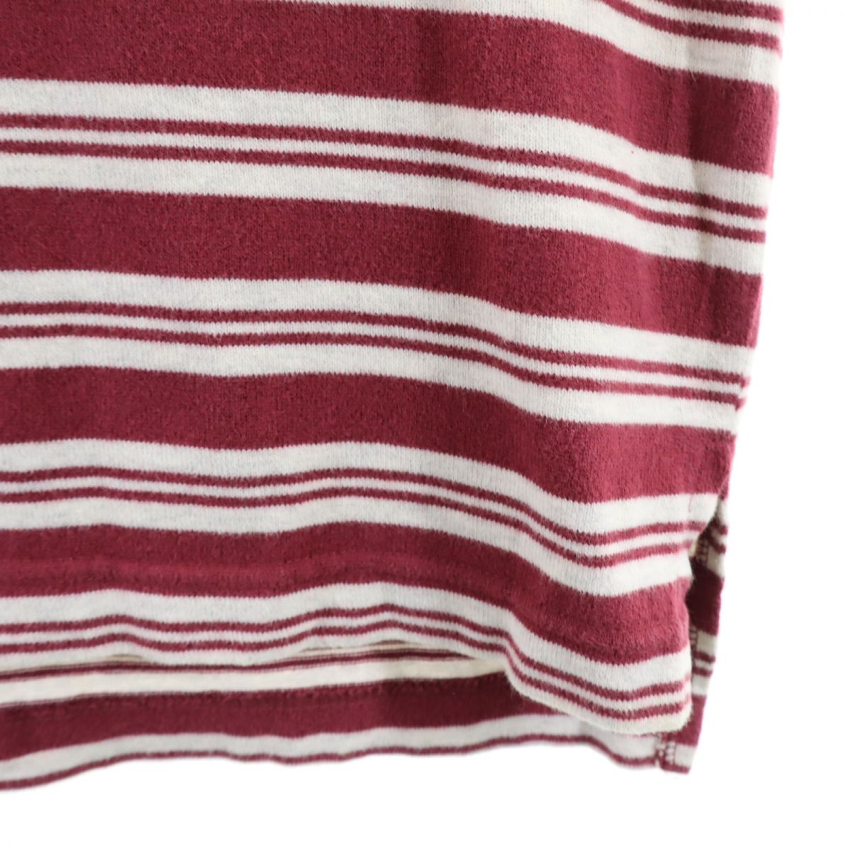 ヘリーハンセン 長袖 シャツ M レッド HELLY HANSEN ロンT メンズ