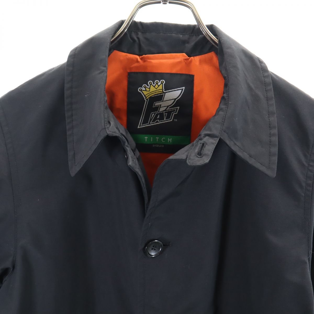 FAT エフエーティー 長袖 ナイロン コーチジャケット TITCH ブラック系 メンズ